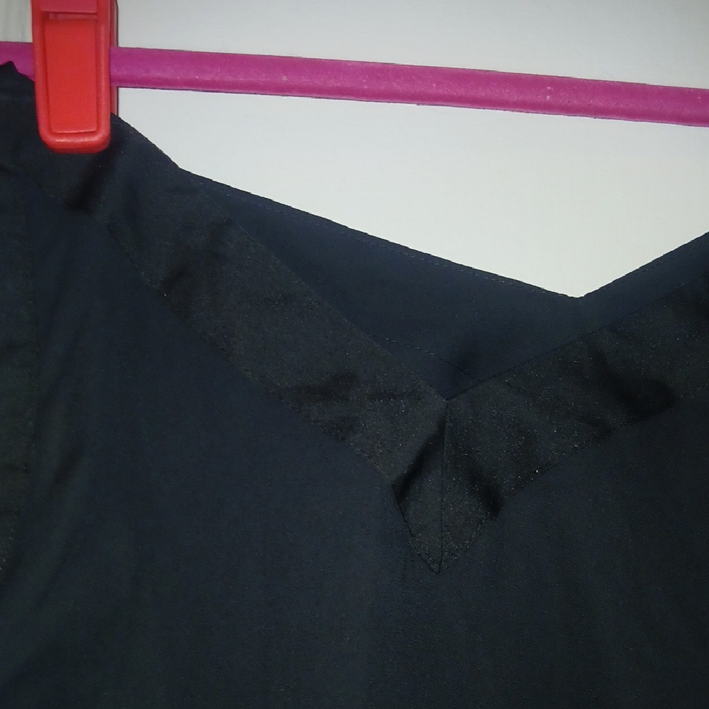 Black Women's Tank V Neck Blouse